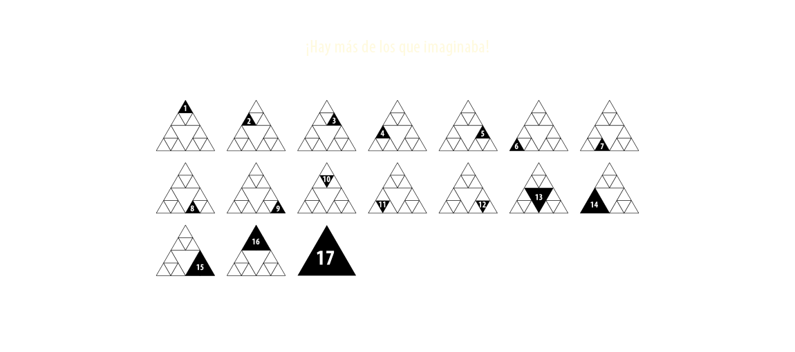 Pirámide de triángulos