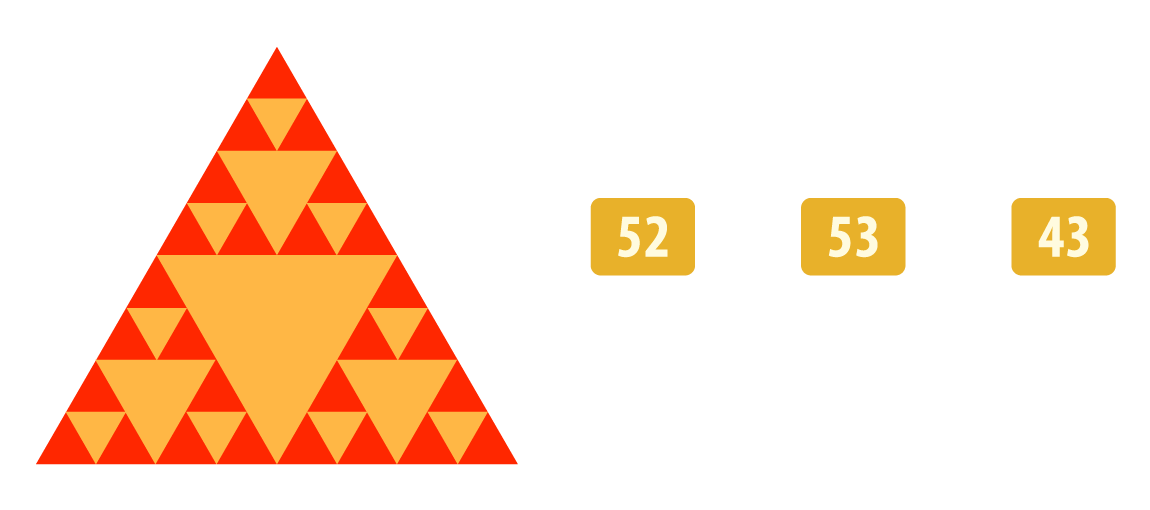 Pirámide de triángulos